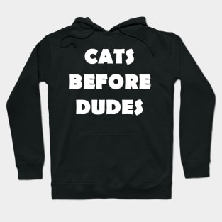 CAT DEFORE DUDES Hoodie